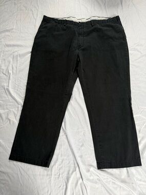 Ralph Lauren Black Straight-Leg Chinos